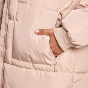 Chaqueta Larga Acolchada de Invierno para Mujer, Talla Grande, al por Mayor, OEM 2026 / Abrigos de Plumón Personalizados para Mujer, Chaqueta Acolchada - Product Image 5