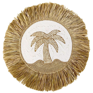 16 Posavasos Clásicos de Rafia para Decoración de Mesa Tradicional y Moderna que Combinan la Artesanía Natural con la Utilidad Diaria - Product Image 1