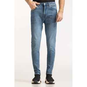 MN-JNS-WS24-017 Jeans de mezclilla de color lavado a la piedra, pantalones casuales de pierna ancha con estampado bordado, opciones transpirables de cintura alta y media - Product Image 5