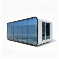 Maison Modulaire Préfabriquée Avancée Apple Cabin House, Structure Modulaire, Résistante au Vent et à l'Eau, Villa de Vacances, Hébergement, Maison Capsule Modulaire