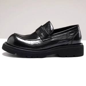 Chaussures de bureau en cuir véritable pour hommes avec semelle extérieure résistante à l'usure et semelle intérieure respirante, chaussures formelles - Product Image 4