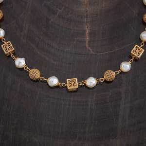 สร้อยคอมุกโบราณ รุ่นมาลา 176876 - Product Image 3