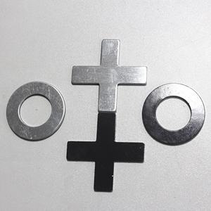 Wholesale Luxury Tic Tac Toe Metal XO <strong>Chess</strong> Magnetic Aluminium Tic Tac Toe Board <strong>Game</strong> <strong>Set</strong> Best Selling for Indoor <strong>Playing</strong> - Product Image 6