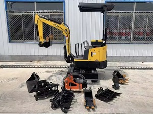 NOUVEAU HT12 L12 QH12 Mini-excavatrice hydraulique sur chenilles de 1,2 tonne, mini-pelle compacte pour la construction et le jardinage, directement du fabricant - Product Image 3