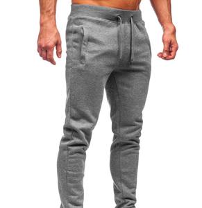 Pantalones de chándal sueltos de pierna recta lavados con ácido negros vintage con estampado de algodón de alta calidad personalizados para hombre servicio OEM - Product Image 3