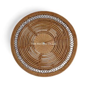 Sustainable Handmade <b>Rattan</b> Placemat Crafted From Natural Fiber For <b>Dining</b> <b>Table</b> Use In Home And Restaurant - Product Image 1