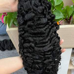 2024 vente chaude en gros VQ cheveux Laura modèle vietnamien bouclés paquets de cheveux vierges 12-30 pouces longueur 130%-180% densité tout - Product Image 2