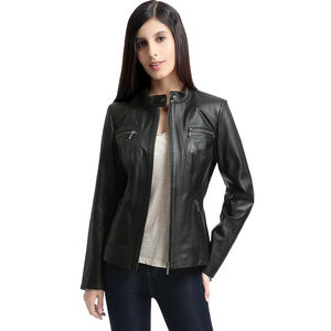 Chaquetas de mujer de piel de oveja auténtica, diseño personalizado de alta calidad, chaqueta de invierno para mujer, característica transpirable - Product Image 5