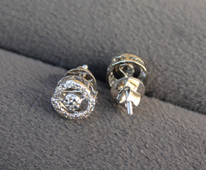 Ensemble de colliers pendentifs en or blanc 18 carats avec diamant naturel Certified IGI Elegant Fine Jewelry for Women - Product Image 2