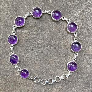 สร้อยข้อมือเงินแท้ประดับหินธรรมชาติ ดีไซน์คลาสสิก สไตล์ไทย ขายดีที่สุด เหมาะสำหรับเป็นของขวัญวันเกิด วันครบรอบ ลดราคาพิเศษ - Product Image 3