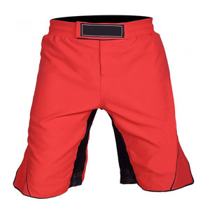 Pantalones cortos de lucha MMA hechos a medida para hombre, cintura elástica, secado rápido, transpirable, estilo callejero, patrón sólido, respetuosos con el medio ambiente, venta al por mayor - Product Image 1