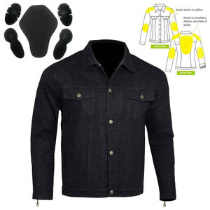Chaqueta Vaquera de Alta Gama en Color Sólido para Hombre, Chaqueta de Invierno de Algodón Hecha a Medida para Hombre, OEM - Product Image 2