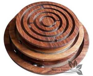 Jouet Montessori fait à la main en bois jeu de labyrinthe personnalisé de qualité supérieure en bois de luxe jeu de puzzle en bois Offre Spéciale - Product Image 5