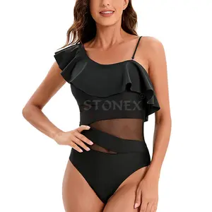 One Piece Adult Women's Swimsuit Custom Logo High Quality Best Selling Sexy Swim Wears Best Supplier