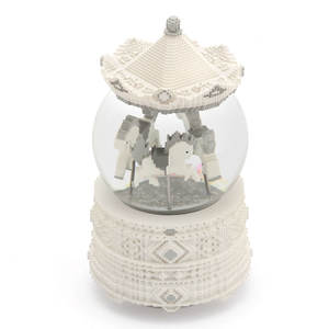 Music <b>Snow</b> Water <b>Globe</b> - Product Image 1