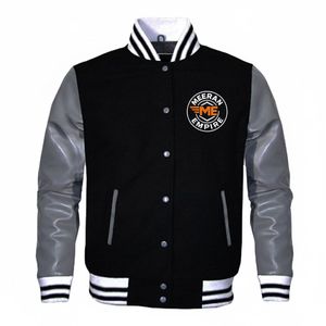 Vestes universitaires pour hommes imprimées sur mesure pour l'hiver décontracté, grandes tailles et multicolores avec logo brodé, col montant, poche - Product Image 1