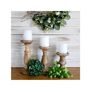 STAR CRAFTS INDE Bougeoir cylindrique en bois de décoration de mariage en gros fabriqué à la main bougie parfumée décorations de mariage - Product Image 5