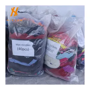 Factory Direct Used Branded Clothes 45 Kg Price Cheap Coat Mixed Used Women Clothes Bales For Winter