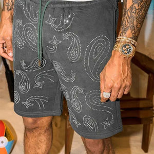 2025กางเกงขาสั้นลำลองน้ำหนักเบาสำหรับผู้ชายกางเกงขาสั้นผ้าฝ้าย100% ระบายอากาศได้ดีกางเกงขาสั้นลำลองเอวยางยืดสำหรับฤดูร้อนงานตามสั่ง - Product Image 5