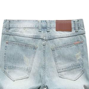 Customized Men's Denim <b>Shorts</b> <b>High</b> Quality Solid Eco-Friendly OEM Service 100% Cotton Custom Logo & Design - Product Image 6