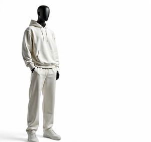 Conjunto Deportivo de Invierno para Hombre, 100% Algodón, Personalizado, de Felpa Técnica, Transpirable, con Logotipo Personalizado - Product Image 4