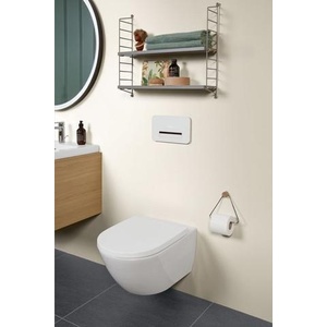 Couvre-siège WC VB Subway 3.0 8M42S1 374x438x42mm ovale blanc alpin pour toilettes - Product Image 4