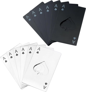 Organically Designed <strong>Funky</strong> Style Smooth Finish Wedding <strong>Gifts</strong> Blank Bottle Opener Business Cards Customized With Logo - Product Image 2