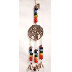 Antique <b>Brass</b> Tree in a Circle With Beads and Three <b>Brass</b> <b>Bells</b> Customized Decorative <b>Brass</b> Home Decorative Hanging Chime <b>Bells</b> - Product Image 5