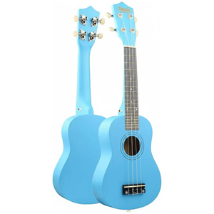 Kit de ukelele de concierto azul de 23 pulgadas con funda, correa, púas y libro de métodos |   Midex UKX-233BL - Product Image 3