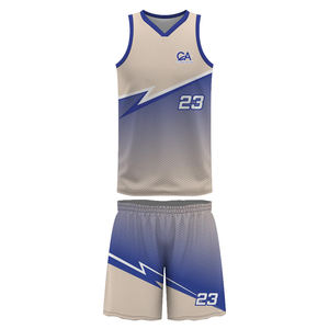 Top vente directe d'usine en gros nouvel uniforme de basket-ball arrivé dans un style tendance imprimé bon fabricant prix bon marché - Product Image 5