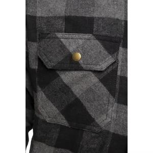 Camisa de franela a medida para motocicleta, paneles reforzados, tacto suave, 100% de algodón, colección de primavera, fabricante transpirable personalizable - Product Image 6