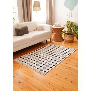 Ensemble de tapis perlé double face 150x100 cm Tapis de qualité supérieure avec fibre durable pour la décoration intérieure - Product Image 2