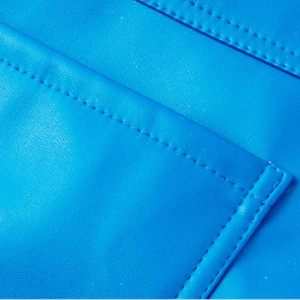 New Arrival Printed Logo Leather Pants Plus Size Wholesale Custom Made <b>Men</b> Leather Pants for Online Sale in Wholesale Custom - Product Image 4