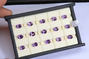 Amatista genuina Piedra preciosa Amatista semipreciosa Forma ovalada 12x10mm a 16x12mm Piedra amatista facetada suelta a precio mayorista - Product Image 3