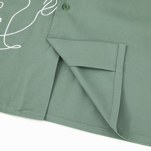 Camisa personalizada de verano de manga corta con botones para hombre, ropa de calle con estampado Digital Floral, cuello, talla 6XL - Product Image 4