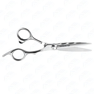 Tijeras profesionales de peluquería de diseño personalizado, mango de acero inoxidable, hoja de punta afilada, tijeras de corte de precisión de la mejor calidad - Product Image 2