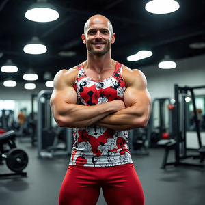 Entrenamiento Fitness sin mangas impreso camiseta Top hombres alta calidad gimnasio ejercicio sublimación camiseta sin mangas hombres - Product Image 2