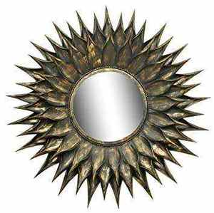 Iron Art Premium Unique Style Modern Home Decor Metal <b>Wall</b> <b>Mirror</b> Flower Design Pattern <b>Hanging</b> <b>Mirror</b> for Hotel Decoration Use - Product Image 4