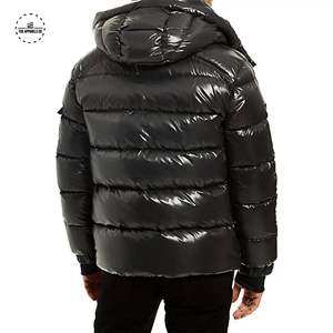 Nouvelle mode de veste en duvet personnalisée pour hommes veste d'hiver légère en coton décontractée en nylon avec logo pour l'extérieur veste coupe-vent à bulles - Product Image 4