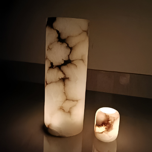 Portavelas de piedra de alabastro esencial para meditación, hecho a mano, artesanía fina, acabado de lujo, calidad Premium, venta al por mayor - Product Image 6