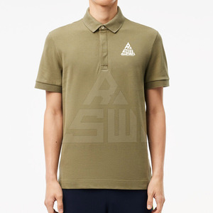 T-shirt pour homme en maille unie de qualité supérieure, respirant, à séchage rapide, en tissu élasthanne/polyester, manches courtes pour un confort quotidien - Product Image 1