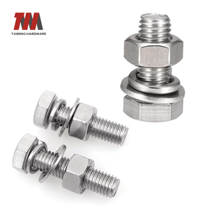 Ss316 SS304 thép buộc ốc vít SS bu lông thép không gỉ và đai ốc cao DIN 912 din933 M12 máy giặt mạ kẽm Ốc Vít Hex bu lông - Product Image 6