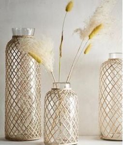 Hand-Woven Indoor Seagrass <b>Basket</b> with Iron Handle Large <b>Laundry</b> <b>Basket</b> Flower Pot Pots <b>Basket</b> Sea Grass Material - Product Image 6