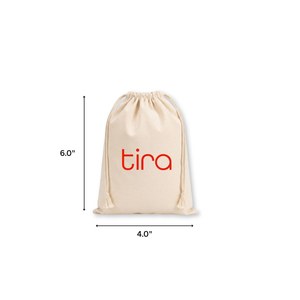 Bolsa con Cordón de Algodón Orgánico Biodegradable de 4x6 Pulgadas, 150 GSM, Impresa con Serigrafía para Pulseras, Aceites Esenciales, Relojes y Manualidades - Product Image 3