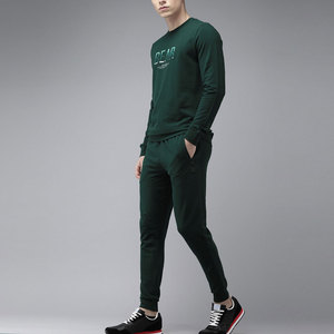 เสื้อสเวตเชิ้ตคอกลมพิมพ์ลายหมีสีเขียวสำหรับผู้ชาย ชุดวอร์มขายาว ทรงลำลองสำหรับผู้ใหญ่ ใส่ได้ในฤดูใบไม้ร่วง - Product Image 2