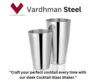 Shaker à cocktails double pour bars et fêtes, shaker à cocktails à double verseur, shaker en verre DuoShake, MixFusion shaker à 2 verres - Product Image 2