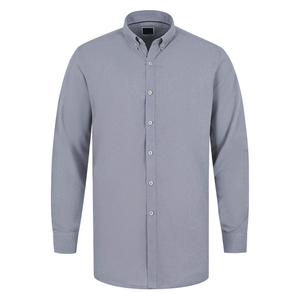 เสื้อเชิ้ตลำลองผ้าปอปลินคอตตอนสีเทาลายดอกไม้100% ปรับแต่งได้คอเสื้อแบบปกติระบายอากาศได้ดีบริการ OEM สำหรับฤดูร้อน - Product Image 2