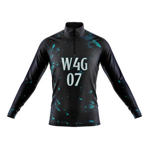 Maillot de Ciclismo Personalizado de Manga Larga, Unisex, Transpirable, Absorbente de Humedad, de Secado Rápido, Cortavientos, Talla Grande, Cintura Sin Costuras - Product Image 1