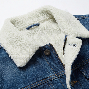 Chaqueta Vaquera Personalizable para Hombre 2025, Estilo con Botones, Tela Transpirable de Alta Calidad, Cuello Alto, Pedido Mínimo Bajo, Ropa de Abrigo de Invierno - Product Image 4