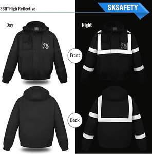 Chaquetas de Trabajo de Seguridad Reflectantes de Alta Calidad para Hombre, Chaquetas de Alta Visibilidad para Hombre - Product Image 5